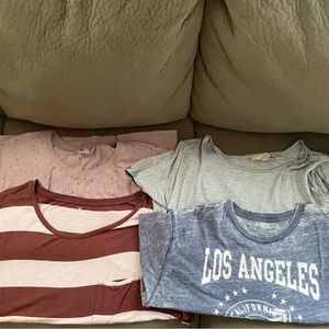 Bundle of 4 T-Shirts - American Eagle, Loft, Soft and Sexy XL and XXL